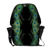 Penas verdes com preto