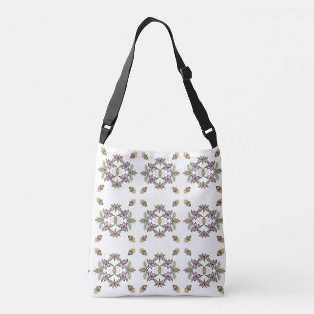 Bolsa com flores e abelhas (Verso)