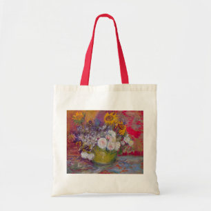 Bolsa com girassóis e Rosas de Vincent van Gogh