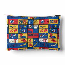 Bolsa com Zíper do Futebol do Haiti