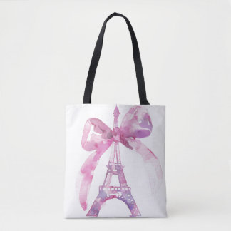 Bolsa da Torre Eiffel Paris Rosa