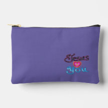 Bolsa de Acessórios Cristã Jesus Te Ama