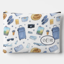 Bolsa de Acessórios do Tema viagem