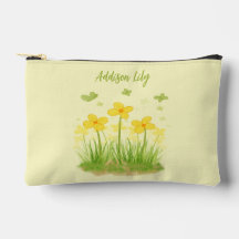 Bolsa de Acessórios Pequena Flores Silvestres & Bo