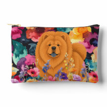 Bolsa de acessórios pequena Red Chow - Jardim ZEN