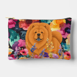 Bolsa de acessórios pequena Red Chow - Jardim ZEN