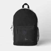 Bolsa de Arte de Linha Minimalista Rosa