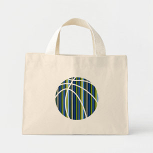 Bolsa de basquete azul e verde para todos os menin