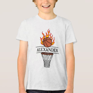 Bolsa de basquetebol personalizada do Fire & hoop 