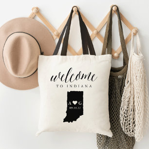 Bolsa de Boas-vindas ao Casamento Silhouette do Es