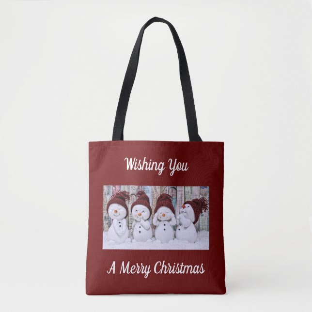 Bolsa de boneca Snowmen (Frente)