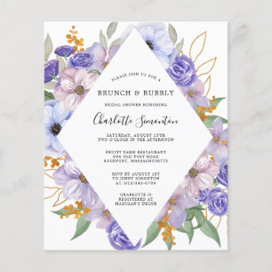 Bolsa de Brida Floral Roxa do Orçamento Brunbble