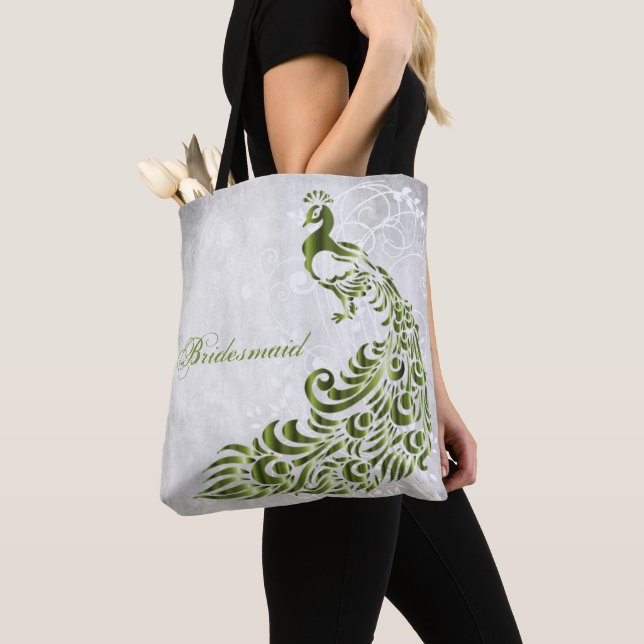 Bolsa de Bridesmaid da Folha de Folha Verde (Close Up)