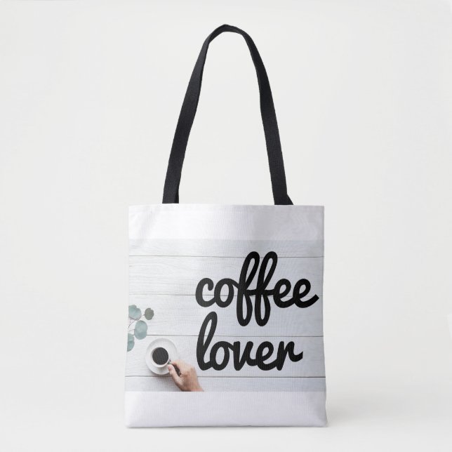 Bolsa de café branco (Frente)