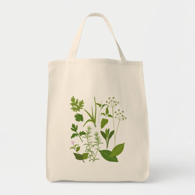 Bolsa de canvas de plantas (Frente)