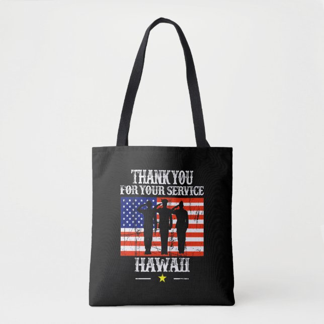 Bolsa de Canvas de Tote do Havaí (Frente)