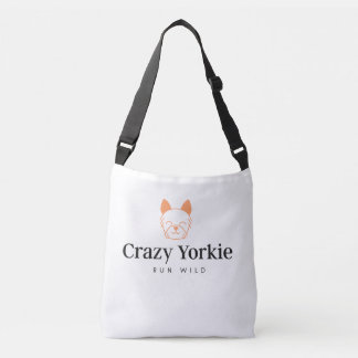 Bolsa de canvas Premium do Yorkie louco