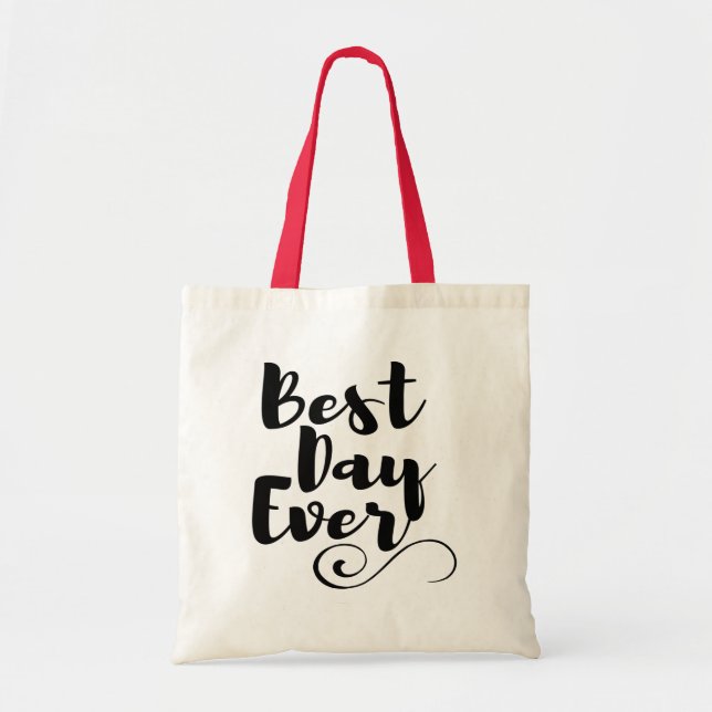 Bolsa de Casamento de Melhor Dia de Todos os Dias  (Frente)
