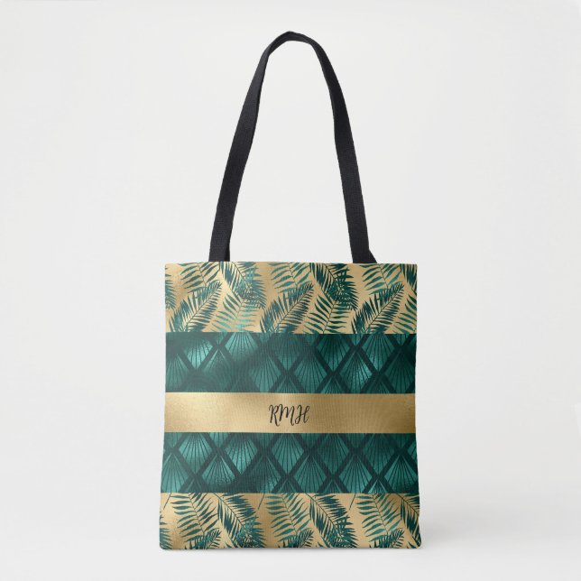 Bolsa de chá e Design Dourado (Frente)