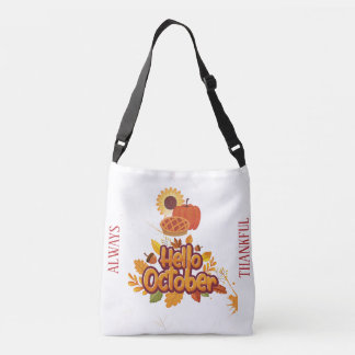 Bolsa de Colheita de Pumpkin Personalizada "Olá ou