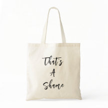 Bolsa de compras com citação engraçada "Isso é uma