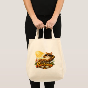 Bolsa de Compras Tote Gato Divertido Testador de R