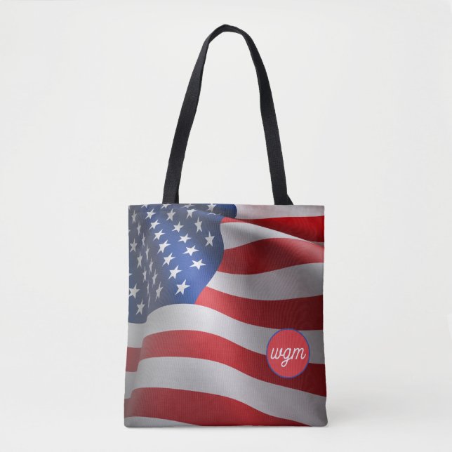 BOLSA de Compro de Monograma Personalizado do USA  (Frente)