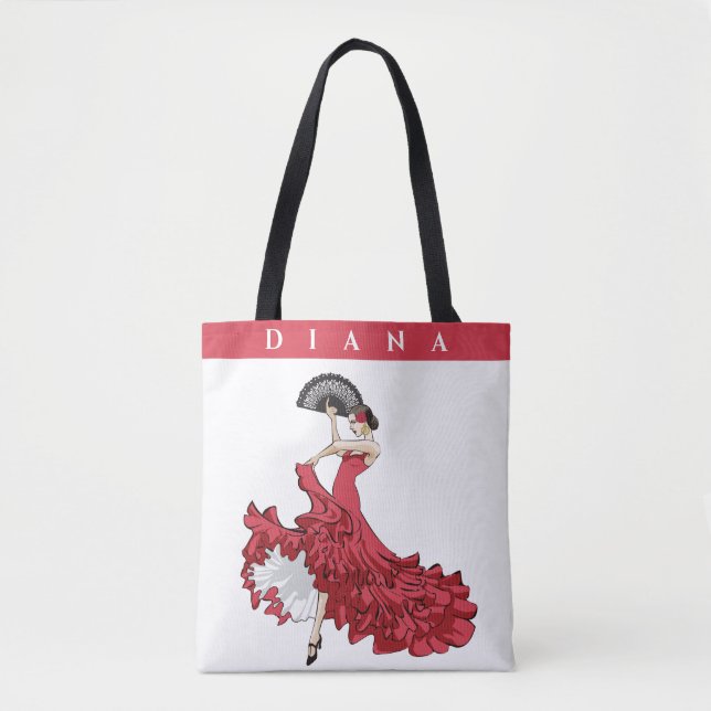 Bolsa de Compro Flamenco Personalizado (Frente)