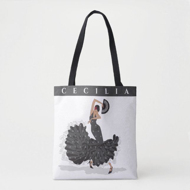 Bolsa de Compro Flamenco Personalizado (Frente)