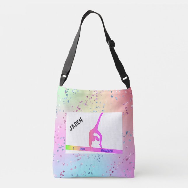 Bolsa DE CROSSBODY GYNASTICS PERSONALIZADO! (Verso)