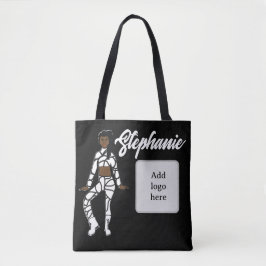 Bolsa de Dançarino Personalizado (Branco Preto)
