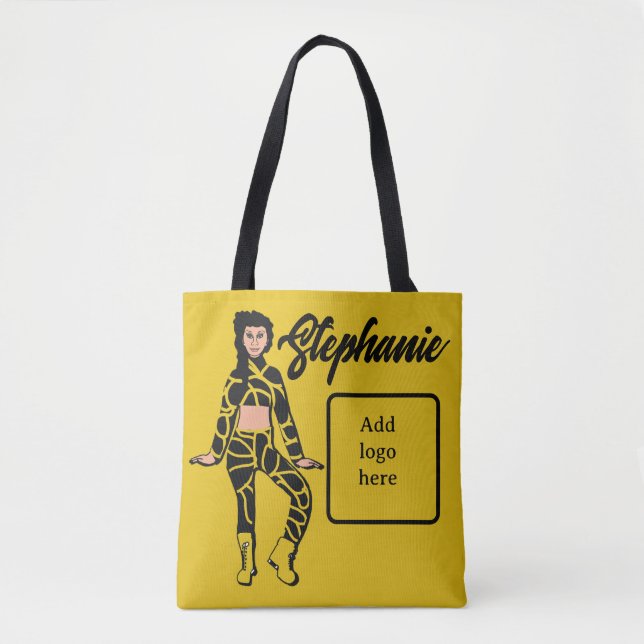 Bolsa de Dançarino Personalizado (Lemon Black) (Frente)