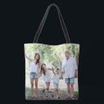 Bolsa de dupla face de foto da família personaliza<br><div class="desc">Design seu próprio bolsa de fotos de dois lados com sua foto personalizada que inclui o modelo de imagem de sangria de cheio. Basta substituir esta foto por suas próprias fotos por seu próprio personagem e pessoas amadas.</div>