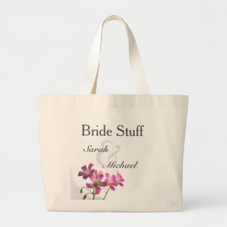 Bolsa de Engrenagens de Casamento com Flor Rosa