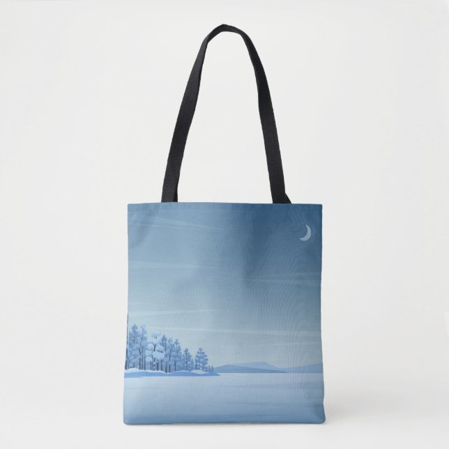 Bolsa de Errand Tote Compra a Paz de inverno (Frente)