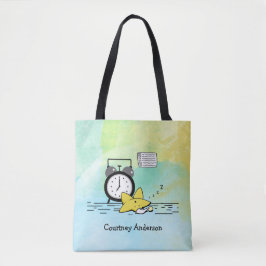 Bolsa de estrela adormecida branca personalizada