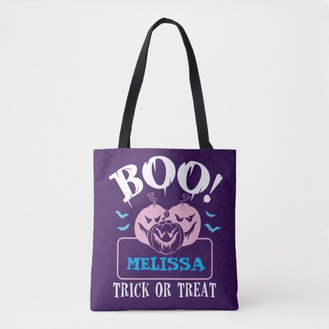 Bolsa de ferramentas personalizada do Halloween (Frente)