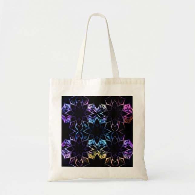 Bolsa de Flor Geométrico Iridescente Místico (Frente)
