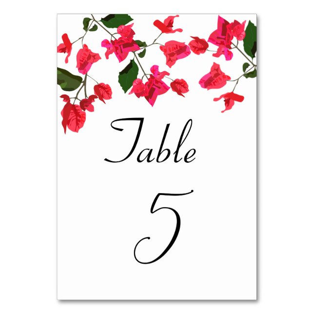 Bolsa de flores de Bougainvillea Cartão (Frente)