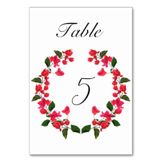 Bolsa de flores de Bougainvillea Cartão