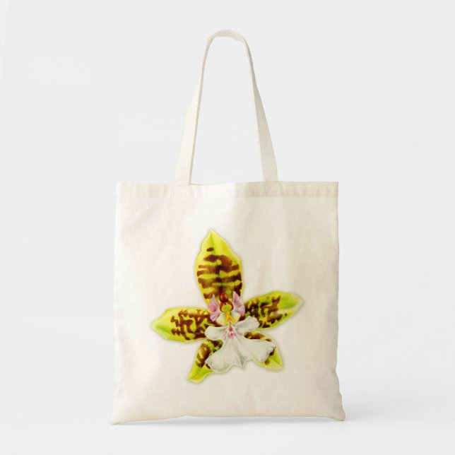 Bolsa de flores de verde limão de orquídea fina (Frente)