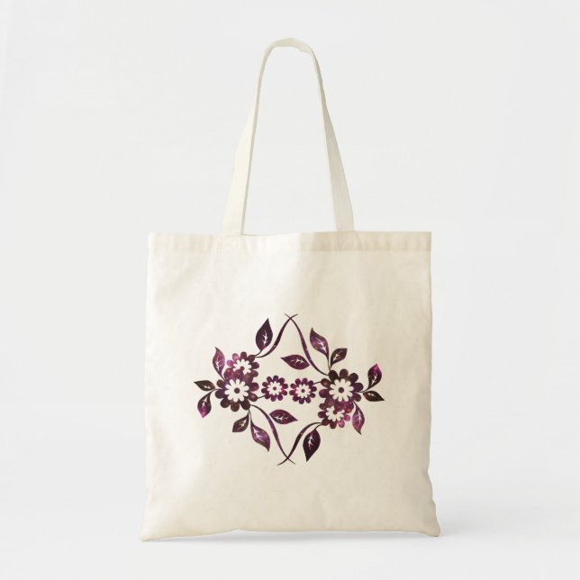 Bolsa de Flores Tote (Frente)