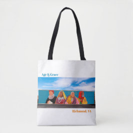 Bolsa de frente e verso do centro/círculo