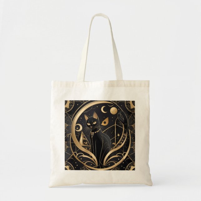 Bolsa de Gato Místico à Meia-Noite (Frente)