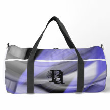 Bolsa de Ginástica Grande Branca Tendência Abstrat