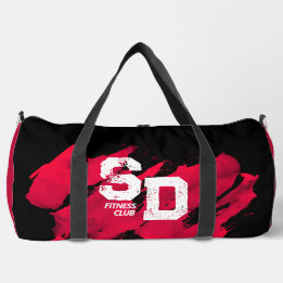 Bolsa de Ginástica Vermelha e Preta Brushy