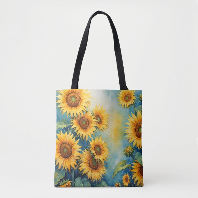 Bolsa de girassol em forma de sol (Frente)
