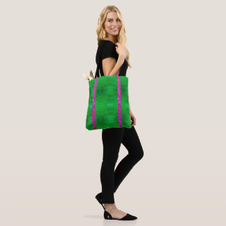 Bolsa de Glitz verde rosa Sorority!