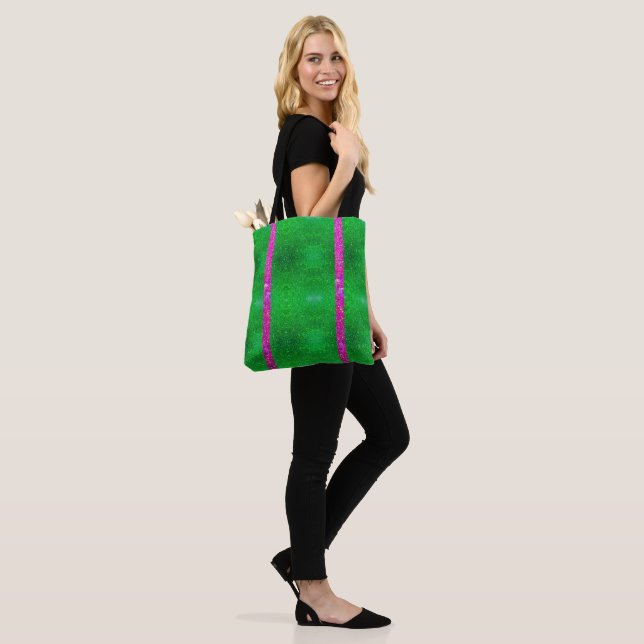 Bolsa de Glitz verde rosa Sorority! (No(a) Modelo)