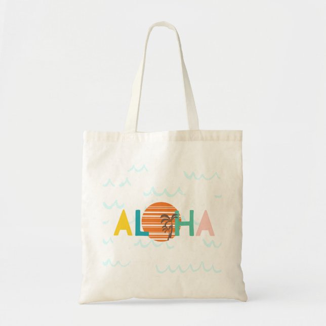 Bolsa de Gráfico da Árvore Mínima "Aloha" Sunset & (Frente)